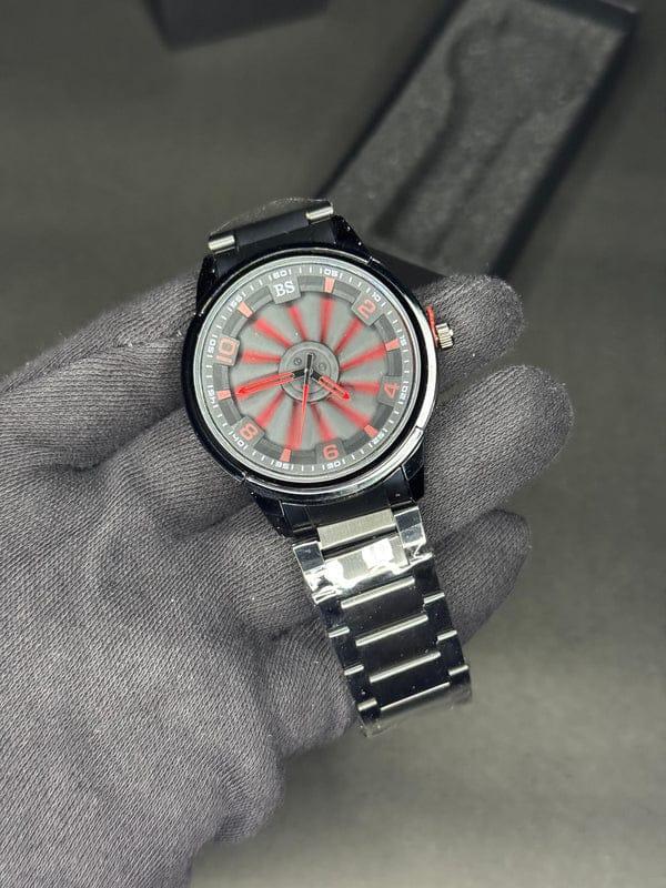 Stainless Steel Spinning Watch 30mm Multicolor