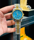 Rolly Two-Tone Chain Watch For Men's