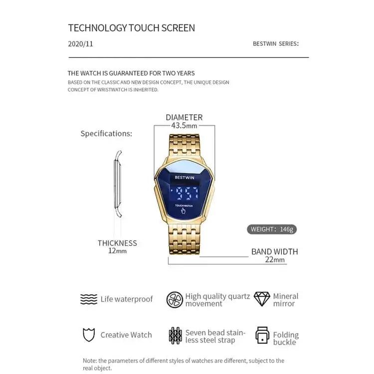 Bestwin Digital Display High Quality Watch For Men