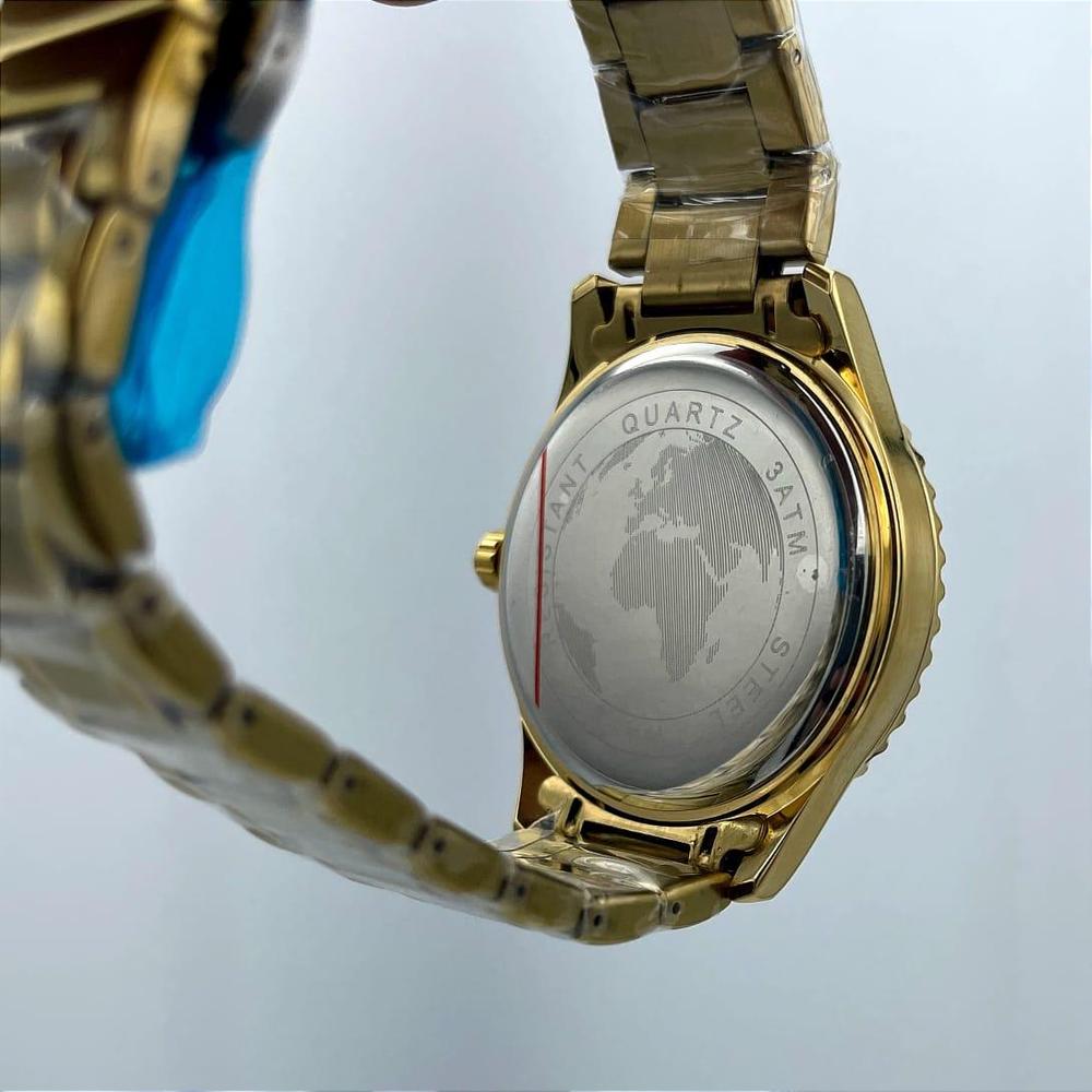 Gold Stainless Steel Watch for Men Daily Office & Formal Wear