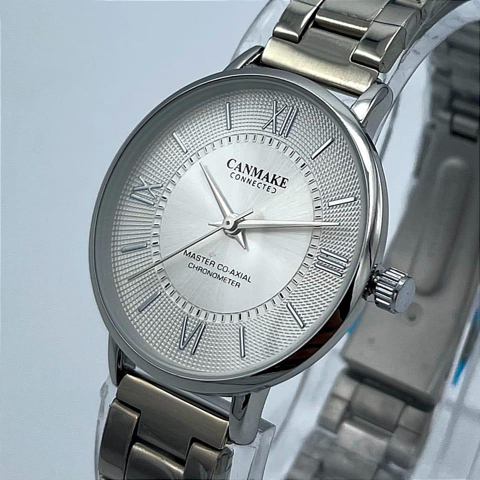 Stainless Steel Women's Classic Analogue Watch with Roman Numeral